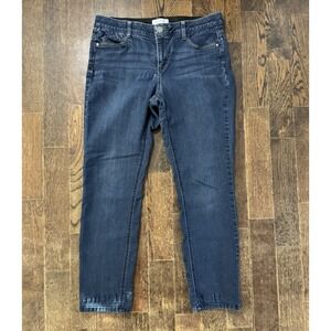 Christopher & Banks Jeans Women's Size 10 Average (W33xL27) Elastic Waist Blue